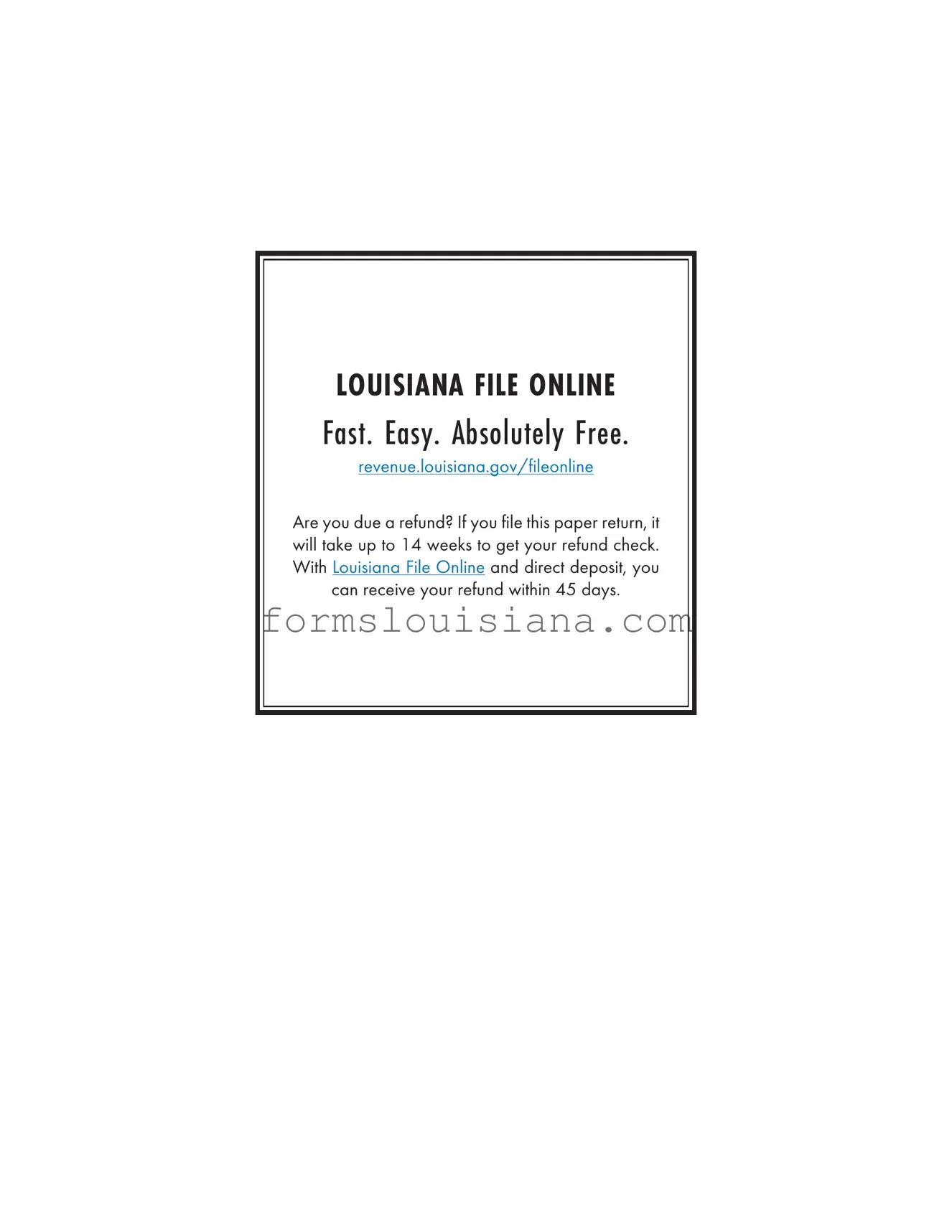 Free It 540 2D Louisiana Template