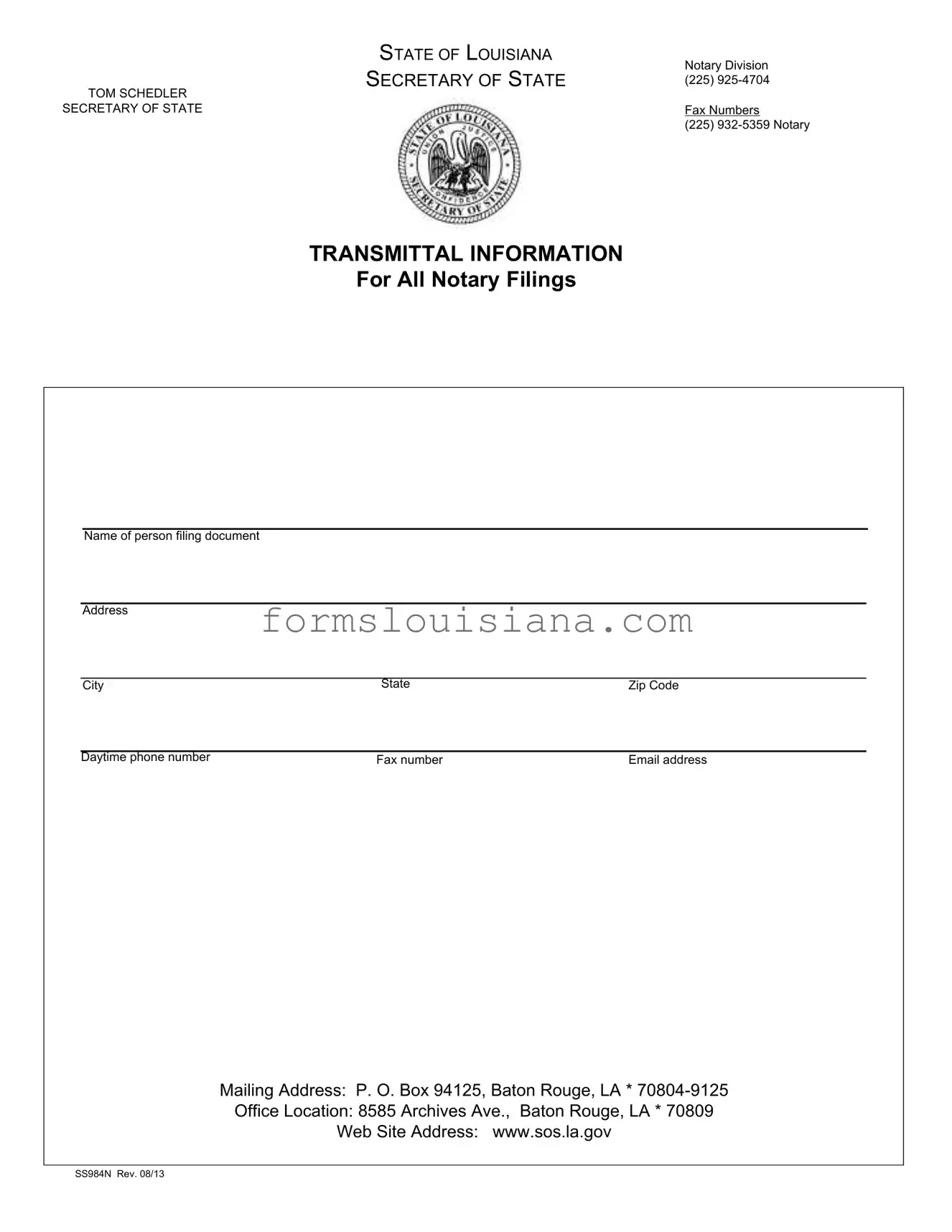 Free Ss984N Template
